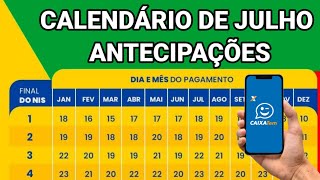 CALENDÁRIO BOLSA FAMÍLIA DE JULHO E ANTECIPAÇÃO PARA ESSAS FAMÍLIAS CALENDÁRIO COMPLETO 2024 [upl. by Anihsat]