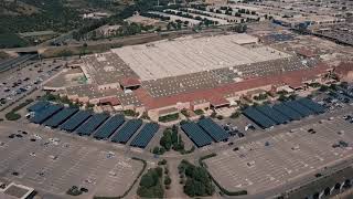 Helexia Italia  Pensilina fotovoltaica nel Centro Commerciale di Casamassima solo drone [upl. by Krischer]