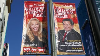 Dean Cain Hollywood Christmas Parade Banner Los Angeles California USA November 4 2024 [upl. by Quince905]