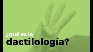 ¿Qué es la dactilología o alfabeto dactilológico [upl. by Tab]