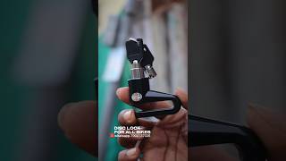 Disc lock safety lock🤩bike tretread safety shorts automobile youtubeshorts [upl. by Bremer735]