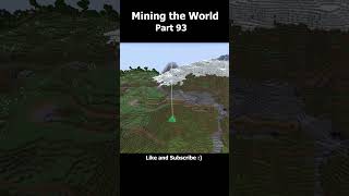 Manually Mining Minecraft World  Part 93 minecraft [upl. by Kovar]