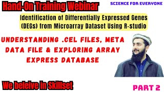 Microarray Data Analysis  Exploring Biological databases amp Understanding expression files  Hindi [upl. by Ennairod629]