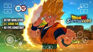 New Dragon Ball Sparking Zero Game On Mobile Offline  Winlator Emulator Android Complete SetUp [upl. by Mistrot583]