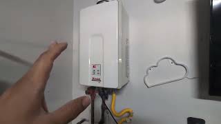 Rinnai V75IN Tankless Hot Water Heater 7 5 GPM Natural Gas Indoor Installation Review [upl. by Ruskin]