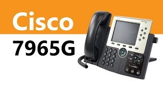 The Cisco 7965G IP Phone  Product Overview [upl. by Nodnerb]