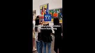 Xinhua News  International photo exhibition opens in Guangdong [upl. by Annawek310]