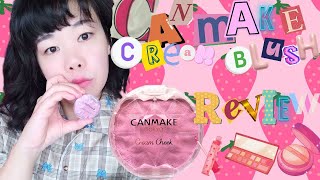 CANMAKE CREAM BLUSH PALE LILAC P05 REVIEW 🏹❤️‍🔥 [upl. by Selby]