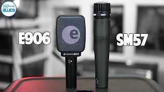 Shure SM57 vs Sennheiser e906  Two LEGENDARY Guitar Amp Mics Compared [upl. by Pape]