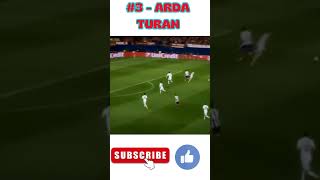 ARDA TURAN  ATLETICO MADRID 3 shorts goals atleticomadrid madrid [upl. by Gerhard]