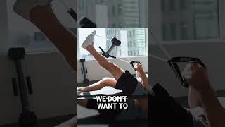 Work on your glutes hamstrings and quads with the Bullworker leg press [upl. by Yhtur]