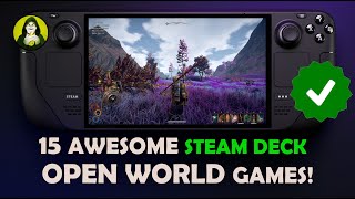 15 Awesome Open World Games on Steam Deck  Verified Games [upl. by Aloisius]