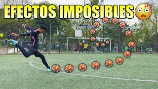 RETO de TIROS con el BALÓN con MÁS EFECTO del MUNDO ⚽️↪️ [upl. by Irihs549]