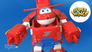 Super Wings Jetts Super Robot Suit from Auldey Toys [upl. by Toddy]