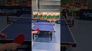 How Mini Maestro reacts on my smashes pingpong tabletennis [upl. by Kcod807]