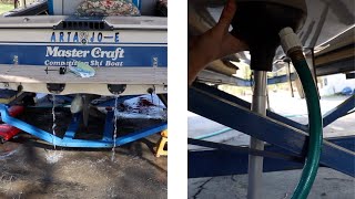 How to Use a Fake A Lake  Inboard Engine Flusher  Run Your Boat Before Hitting the Water [upl. by Aicilla]