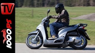 2015 Honda SH300i Test  A2  48PS Einsteiger Motorräder [upl. by Aiveneg]