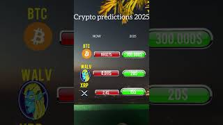 Crypto predictions 2025 crypto foryou shorts btc [upl. by Sluiter313]