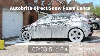 Kärcher FJ 6 vs Autobrite Direct Snow Foam Lance [upl. by Atsok]