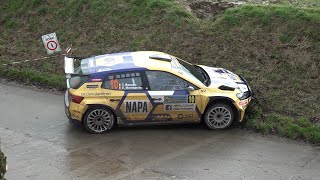 Rally van Haspengouw 2024  Crash  Mistakes  Show [upl. by Nolasba]