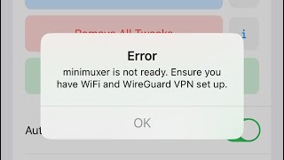 SOLVE Error minimuxer is not ready Ensure you have WiFi and WireGuard VPN set up‼️ [upl. by Aiceila34]