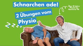 Kein Schnarchen mehr 2 Übungen vom Physiotherapeuten [upl. by Odradlig]