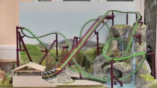 Highly Detailed CoasterDynamix Roller Coaster Model [upl. by Solon]