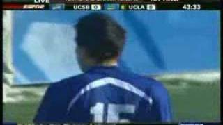 NCAA Soccer Final 2006  UCSB vs UCLA  Highlight 1 [upl. by Yadseut]