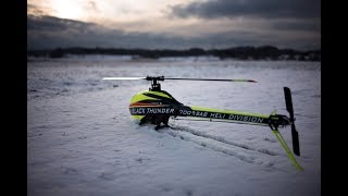 Goblin BT 700 Sport flying below zero °C [upl. by Wald]