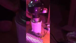 Installing a carbon filter in our grow tent [upl. by Brockwell]