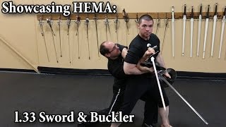 I33 Sword and Buckler  Showcasing HEMA [upl. by Audrit64]