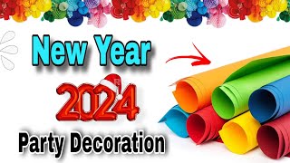 New Year Decoration ideas 2024  New Year Decoration  DIY New Years Eve Decoration [upl. by Ataeb]