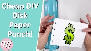 💰DIY Cheap Happy Planner Paper Punch [upl. by Ynattyrb]