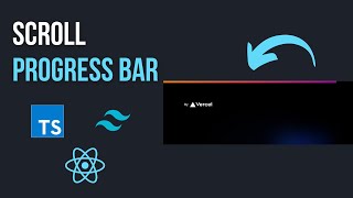 Dynamic Page Scroll Progress Bar with Nextjs 14 Tailwind Typescript React [upl. by Atsiuqal]