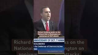 FDDs Rich Goldberg speech on the National Mall in Washington quotStand With Israelquot rally [upl. by Goraud]