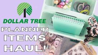 DOLLAR TREE PLANNER ITEMS HAUL  AFFORDABLE PLANNER ORGANIZATION [upl. by Osrock306]