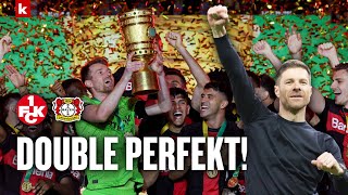 Leverkusen holt das Double „Kein glanzvoller Sieg aber souverän“ I DFB Pokal [upl. by Eanaj]