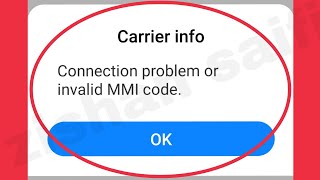 Fix Connection problem or invalid MMI code problem solve in ViAirtel amp Bsnl 2022 Redmi 10 Problem [upl. by Amiarom]