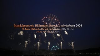 Musikfeuerwerk Blühendes Barock Ludwigsburg 2024 4K HDR uncut [upl. by Atsillac]