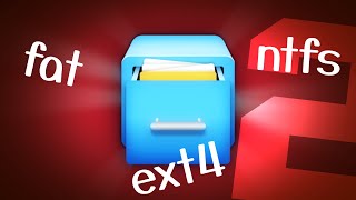 fat ntfs ext4 [upl. by Loftis231]