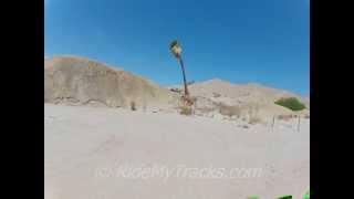 To Una Palma from Cut Across Trail  Borrego Badlands Anza Borrego [upl. by Mochun523]