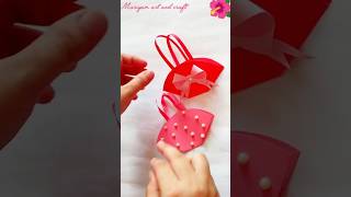 DIY Handmade Paper Bag purseshortscraftytshortspursemakingMariyamartandcraft143 [upl. by Paynter]