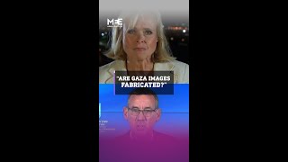 News presenter challenges Israeli governments account of Gaza strikes on civilian structures [upl. by Rhoads]