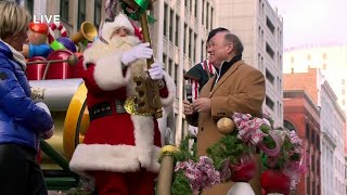 Santa gets key to the city amid Detroit Thanksgiving parade 2023 [upl. by Acinorehs]