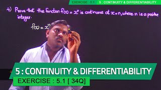 12 Maths NCERT 5th Ch  Continuity amp Differentiability Ex 51  Malayalam  English [upl. by Mascia]