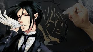 Pancake Art  Sebastian Michaelis Black Butler [upl. by Kerman895]