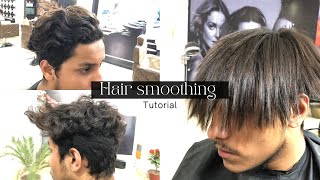 How to Smoothing on hair  hair Smoothing treatment  hair Straightening [upl. by Els924]