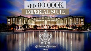 80000 Palazzo Versace Hotel Dubai  The Imperial Suite [upl. by Clyve106]