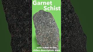 Metamorphic Almandine Garnet Schist Rock [upl. by Navonod]