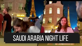 Saudi Arabia night life 🇸🇦Boulevard World in Riyadh saudiarabia nightlife [upl. by Naitsirhk]